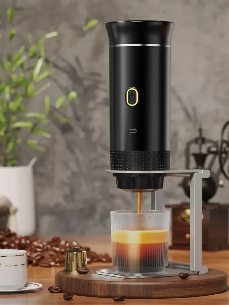 Tragbare 3-in-1 Espresso-Kaffeemaschine