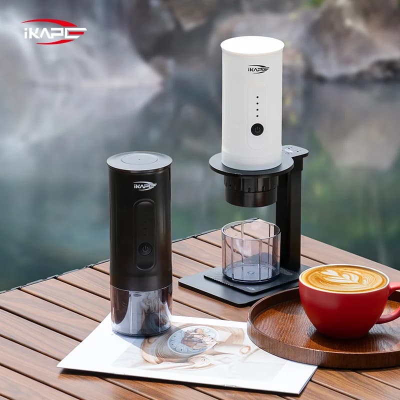 Tragbare manuelle Kaffeepad- & Kaffeepulvermaschine