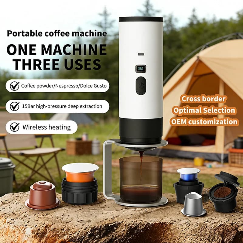 Tragbare elektrische Kaffeemaschine 7800mAh