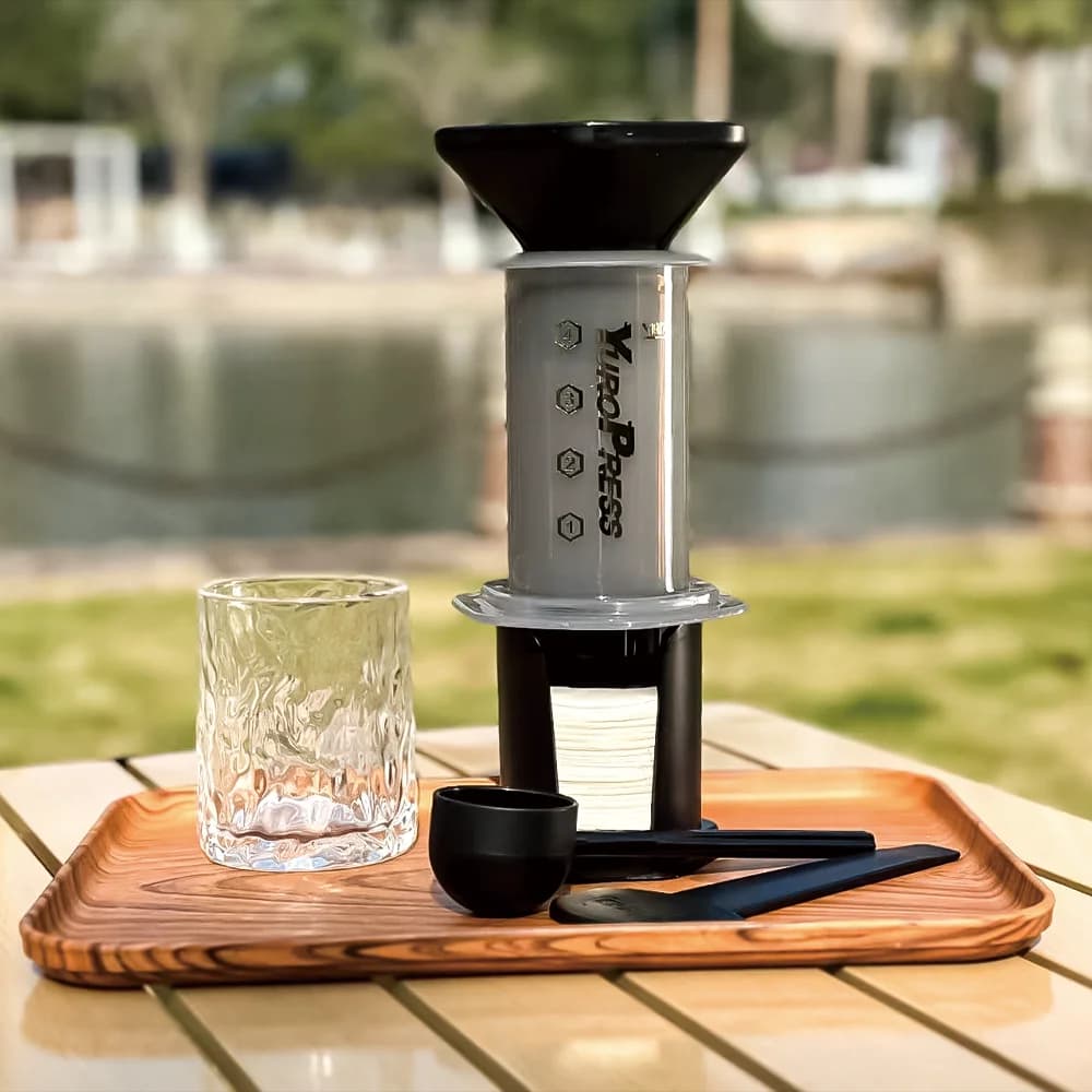 Tragbare French-Press-Kaffeemaschine