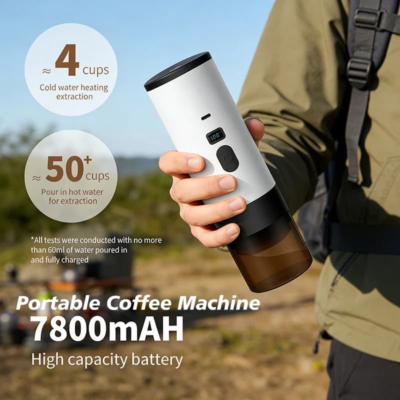 Tragbare elektrische Kaffeemaschine 7800mAh